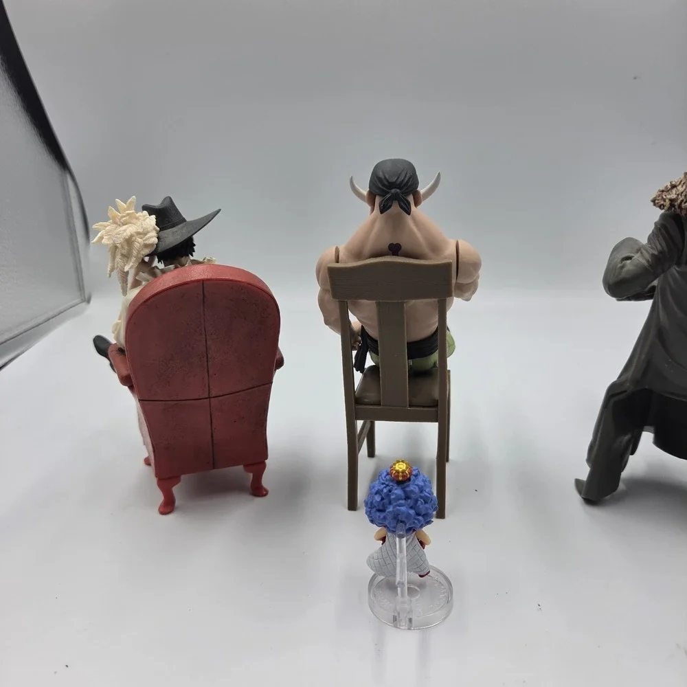 One Piece Figure Lot Whitebeard Mihawk Kuzan Ivankov Anime Statues Japan Import
